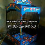 Sangkar Kotak Ukir Motif Superboy