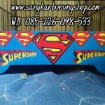 Sangkar Kotak Ukir Motif Superboy