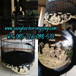 Sangkar Murai Ukir Cukit Wayang