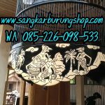 Sangkar Murai Ukir Cukit Wayang