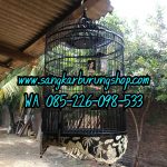 Sangkar Murai Ukir Cukit Wayang