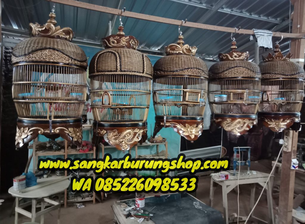 Jual Sangkar Perkutut Rottan Ukir Jepara