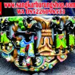 Tebok Lovebird Motif Wayang