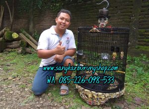 Jual Sangkar Murai Ukir Tengkorak