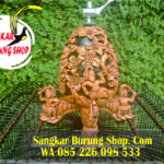 Jual Sangkar Cucak Ijo Oval Tanpa Tiang