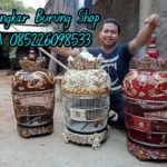 Sangkar Perkutut Ukir Kayu Jati