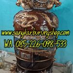 Jual Sangkar Kacer, Cucak Ijo Oval Tanpa Tiang