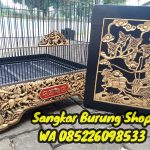 Jual Sangkar Kacer, Cucak Ijo Oval Tanpa Tiang